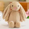 Großhandel neues langes Haar Little Kaninchen Plüsch Puppe 28 cm Grab Machine Puppe Speziales Mädchen Schlafpuppe Geschenk