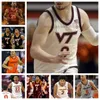 Изготовленная на заказ баскетбольная майка Hunter Cattoor Sean Pedulla Virginia Tech Hokies любое имя, номер Мужчины Женщины Молодежь Все сшитые Мехи Лонг Патрик Весслер Джон Камден