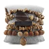 Brin RH mode bohême bijoux concepteur pierres précieuses bracelets de perles ensembles Druzy charme 6pc pile Bracelets ensemble pour les femmes cadeau