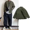 Men's Jackets American Casual Retro Workwear Military Parkas Winter And Women's High Street Functional Pilot Jacket Cotton