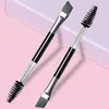 Макияж кисти 2 из 1 двойной головки ресниц Check Check Mascara Walds Applocator Lashes Cosmetic Brush Tools