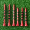 Golf Tees Professional Bamboo Golf Tees 100st/Pack 5x Strong Than Wood Tee Red White Practice Ball Ball Tee For Irons Drivers Hybrids 231213