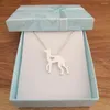 Pendentif Colliers G.SKY Modeschmuck Whipp Dog Collier Greyhoun Beaux Animaux Bijoux Couleurs Dorées Plaqué