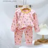 Pyjamas Automne Enfant En Bas Âge Enfants Sous-Vêtements Thermiques Pyjamas Dessin Animé Coton Hiver Salon Garçon Fille Pyjamas Occasionnels Enfants Vêtements De Nuit Chauds