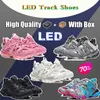 3.0 Designer Shoes Track LED 3 luxe dameshoens Outdoor Casual Triple-Sneakers Black White Green Crystal Outsole Running with Box