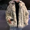 Men's Jackets Autumn and Winter Mens casual Jacket Imitation Fur Coat Fashion Youth Personality Trend Spot Long Hair Party Plush 231214