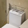 Förvaringslådor badrumsarrangör hyllan över toalettstället ihåligt järnstativ