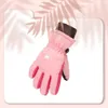 Лыжные перчатки, 1 пара, детские лыжные перчатки, сменные теплые перчатки с рисунком животного, L23118