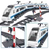 Автомобильные игрушки 941 шт. City Electric Harmony Rail Модель дистанционного управления Строительные блоки Трек поезда RC Автомобиль Кирпичная игрушка для мальчика GiftsL231114