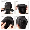 Headwear Acessórios para o cabelo 4 PCS Esponja Ferramenta de estilo de cabelo encaracolado Fabricante de cabelo Scrunchie Headband Twist Donut Bun Curler Haiands Penteado ToolsL231214