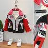 Jackets Spring Autumn boys Girls Faux Leather Jacket Zipper Coat For boy Motorcycle suits teenager Childrens Kids Clothes 231213