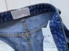 Designer Womens Plus Size Jeans slitna broderier Rippade långt höga midja breda benbyxor Kvinna Hip Hop 25-30 Storlek