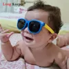 Kinderen Gepolariseerde Zonnebril TR90 Jongens Meisjes Zonnebril Siliconen Veiligheid Cadeau Voor Kinderen Baby UV400 Vintage Eyewear253m