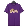 Мужская футболка Модная футболка с принтом обезглавленного плюшевого мишки, свободная мужская и женская одежда с коротким рукавом и буквами, пляжные ретро-модные уличные футболки в стиле поп-музыки