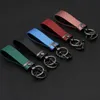 Car Key Auto Parts Premium Carbon Fiber Pattern Car Keychain Custom Keyring For Type R Jazz civic FIT GK5 City CRV XRV Honda fn2 ep3 L231214