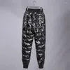 Frauen Hosen Mode Silber Dame Herbst Winter Wasserdichte Glanz Weiche Weibliche Warme Unten Baumwolle Casual Frauen Hosen 2023