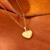 Pendant Necklaces Heart Mushroom Necklace For Women Stainless Steel Neckalce Choker Everyday Trend Gold Color Jewelry Couple Accessories