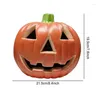 Party Decoration Light Up Pumpkin Lantern LED Halloween Glowing Ghost Hat Lamp Decor Indoor Face