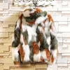 Men's Fur Faux Fur 2023 Winter Warm Plus Fleece Faux Fur Casual Mens Hooded Jacket Thick Boutique Fashionable Male Slim Coats Size S-5XL Q231212