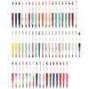 Bollpoint pennor 100st Candy Pärled Pen Gift för att skriva Beadable DIY Student Office Supplies 231213