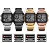 Zegarwatch Panarze Top Luksusowy Sport Fashion Watch Men Clock Waterproof Watches Pasek ze stali nierdzewnej Digital Watch ELOOJ HOMBRE 231213