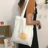 Shopping Bags Wholesale 100pcs/Lot Custom Durable Cotton Canvas Tote Bag Women Handbag Eco Friendly Reusable Retail