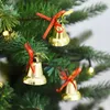 Fontes de festa PC Sinos de Natal Enfeites de sino de árvore pingentes pendurados decoração de Natal 3,5x3,5x4cm