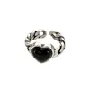 Cluster Rings Meyrroyu Men Women Zwart