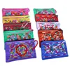 130st Bells broderi Satin Zip Pouch Chinese Style Smycken Förpackning Presentväskor Mynt Purse Bangle Armband Halsband Lagring 1552070104