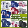 26 Saquon Barkley Maillots de football Kayvon Thibodeaux New York Daniel Jones Giantes Darren Waller Xavier McKinney Dexter Lawrence Wan'dale Robinson Taylor Thomas