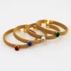 minimalist bracelet women's hand jewelry Foreign trade e-commerce weaving mesh inlay oval zircon open bracelet stainless steel
