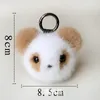 Schlüsselanhänger Mode Nette 8 cm Faux Bär Panda Schlüsselbund Frauen Tasche Schlüssel Kette Männer Auto Schlüsselring Hochzeit Schmuckstück Student Mädchen party Geschenk