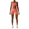 Ensembles actifs Spring Nude Yoga Costume avec sangle suspendue Beau dos Sport Ensemble serré Courir Respirant et séchage rapide Fitness