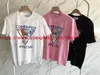 Koszulki męskie Pink Casablanca T-shirt dla mężczyzn Kobiety Najlepsza jakość tenisowa kres