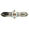 Wedding Rings 18K Multi Gold Ring for Women Natural 1 Carat Diamond with Diamond Jewelry Anillos De Bizuteria Anillos Mujer Gemstone Rings Box 231214