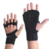Weight Lifting Gloves Training Gym Grips Fitness Pullup Crossfit Bodybuilding Gym Wristbands Hand Palm Protector Glove9306391