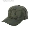 Top Caps Açık Spor Kampı Avcılık Erkekler Camo Beyzbol Kapağı Snapback Hat Koyu Yeşil Kahverengi Gri Siyah Kırmızı YQ231214