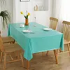 Toalha de mesa retangular de pvc, toalha de mesa de plástico à prova d'água, capa antiincrustante para jantar ao ar livre, à prova de óleo para decoração de cozinha