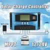 Régulateur de Charge de panneau solaire 100A MPPT 12V 24V, suivi de mise au point automatique 219e