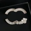 Świąteczny prezent projektant broszka broch broszki Pinsy Wysokiej jakości 18 -karatowe złoto srebrne miedziane kryształowy perłowa perła sukienki ślubne styki biżuterii biżuteria biżuteria