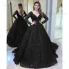 Urban Sexy Dresses Green Shinny Wedding Party Dresses 2022 Lady V Neck Long Sleeve Mother of The Bride Dress Blue Formal Evening Vestido Ball Gown T231214