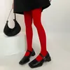 Chaussettes en velours pour femmes, collants chauds d'hiver pour filles, couleur bonbon, sans couture, collants translucides Sexy, Leggings élastiques féminins