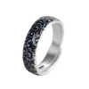 Bröllopsringar S999 Sterling Silver Rings for Women Men Auspicious Cloud Cloisonne Pure Argentum Fashion Jewelry 231214