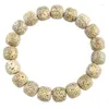 Bracelet de perles de rocaille Bodhi naturelles, fil étoile lune, prière pour hommes et femmes, vente en gros