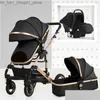 Strollers# Strollers# Baby Carriage High Landscape Can Sit And Fold Two-Way Four-Wheel Absorber Winter Trolley Stroller 3 In 1 Drop Delivery Baby Dhfe8 Q231215