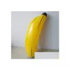 Autres Jardin de la maison 100pcs Creative gonflable Big Banana 68cm Blow Up Piscine Jouet d'eau Enfants Enfants Fruits Jouets Décoration de fête Drop D Dhaqo