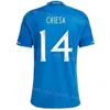 Drużyna narodowa 2023 24 Soccer Italia Jerseys Men Kids Chiesa Belotti Chiellini Immobile INSIGNE di Lorenzo Berardi Bernardeschi Bono Bunicci Barella Football Shirt