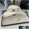 Cappelli a tesa larga Secchiello Designer di lusso Berretti da baseball da uomo neri Tessuti bianchi Moda donna Cappello da pescatore Autunno Fedora aderente Sun Dro Otokm