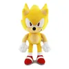 Super Sonic hérisson en peluche poupée 30 cm Tarsnack peluche figurine cadeaux de vacances pour les Fans enfants