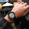 Наручные часы для мужчин SYNOKE Бренд 5Bar Водонепроницаемые спортивные часы для улицы Мужские большие цифры Ультратонкие дизайнерские часы Man reloj hombre 231214
